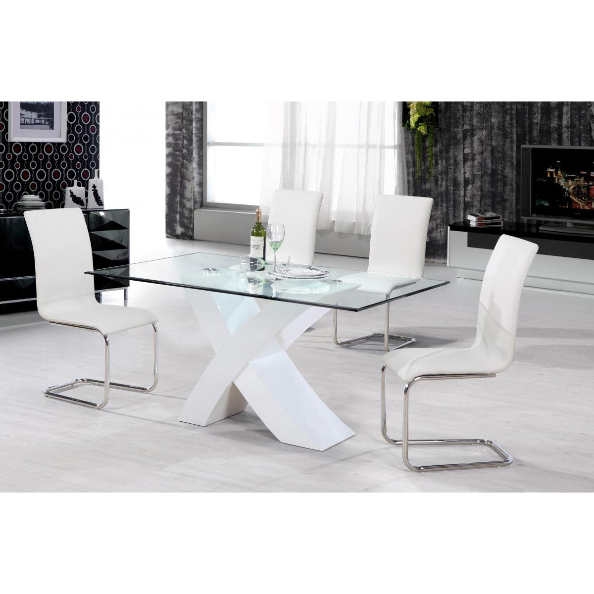 Arizona Dining Chair Chrome (Set of 2)