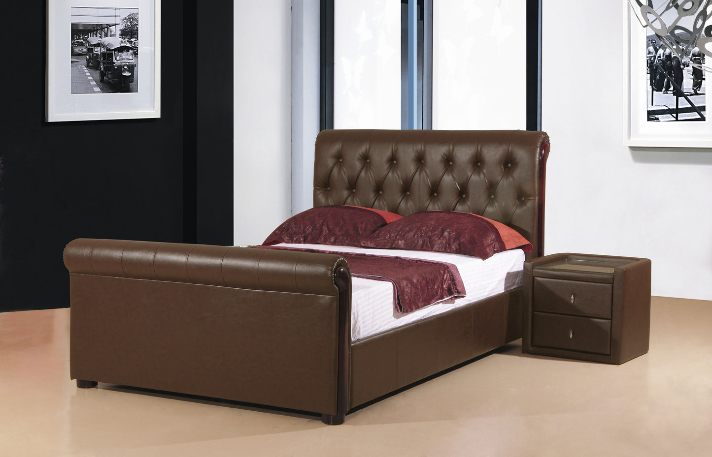 Caxton Storage PU Bed