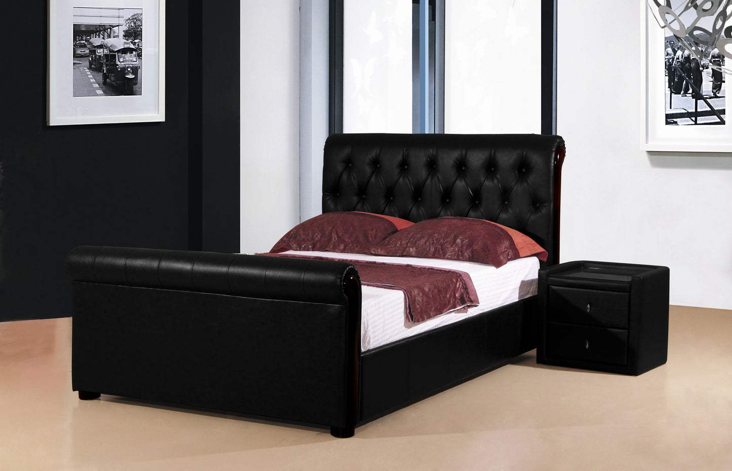 Caxton Storage PU Bed