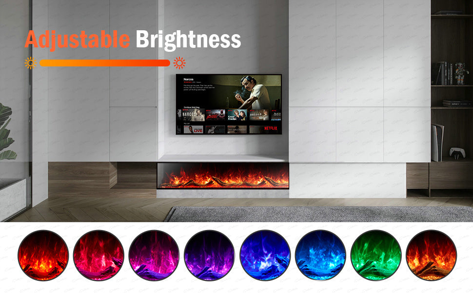 The Cullinan 3 Sided Deep Fire – 50 inch