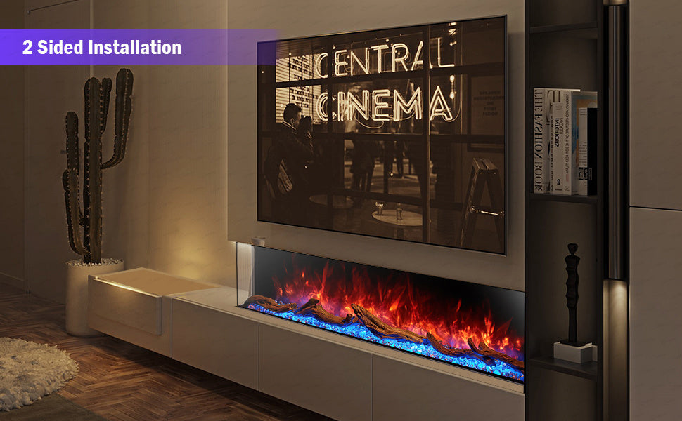 The Cullinan 3 Sided Deep Fire – 50 inch