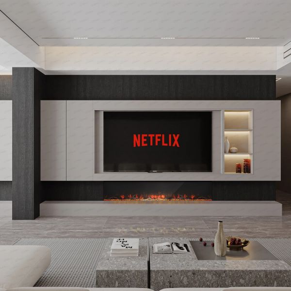 Clarendon Borderless Glass Fire – 80 inch