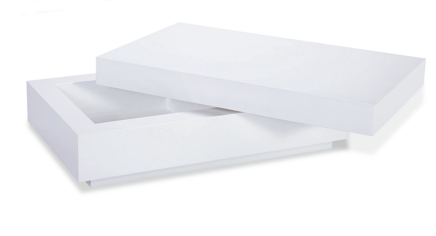 Dibble High Gloss Coffee Table White