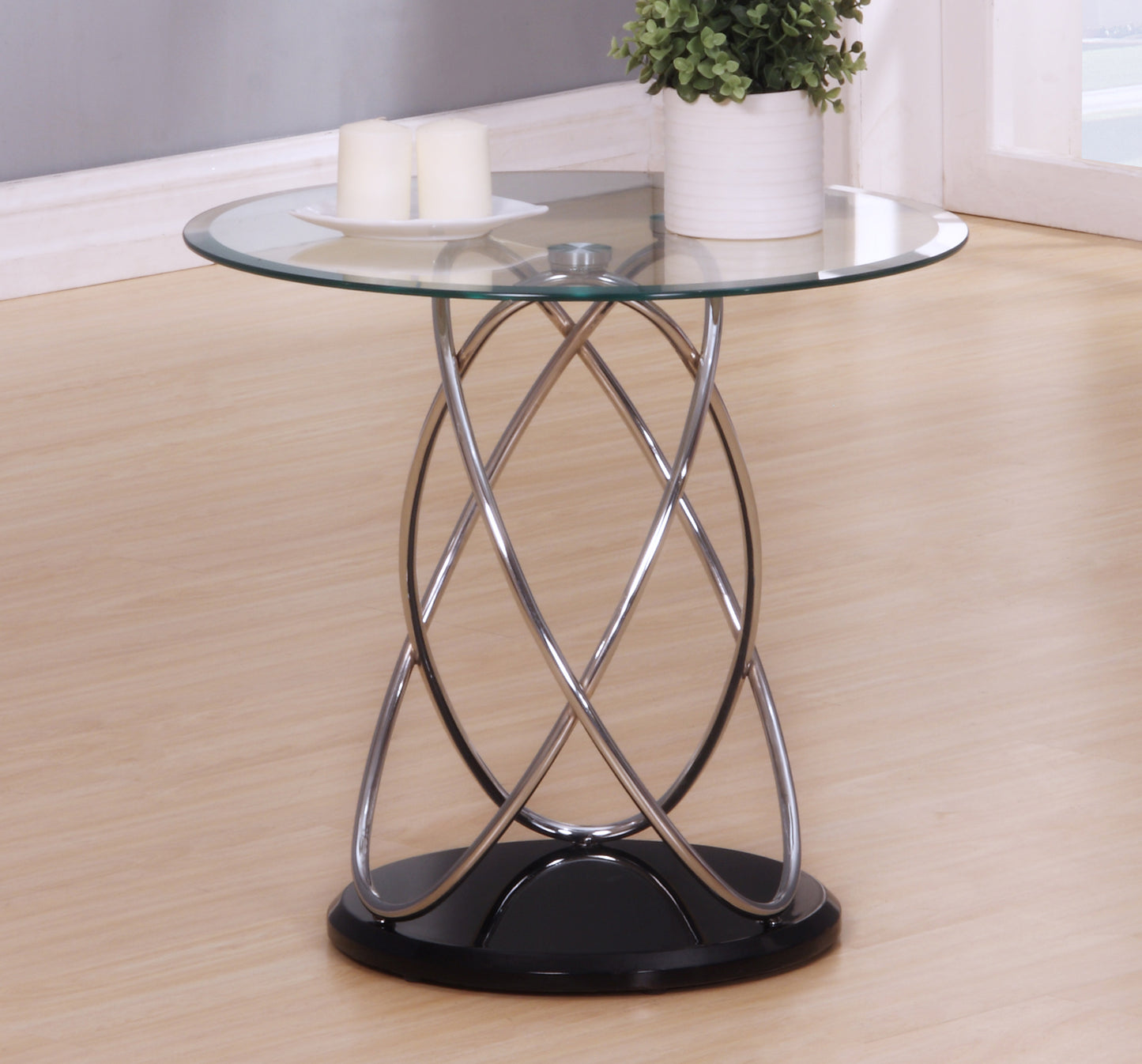 Eclipse Clear Lamp Table