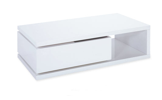 Hugh High Gloss Coffee Table White