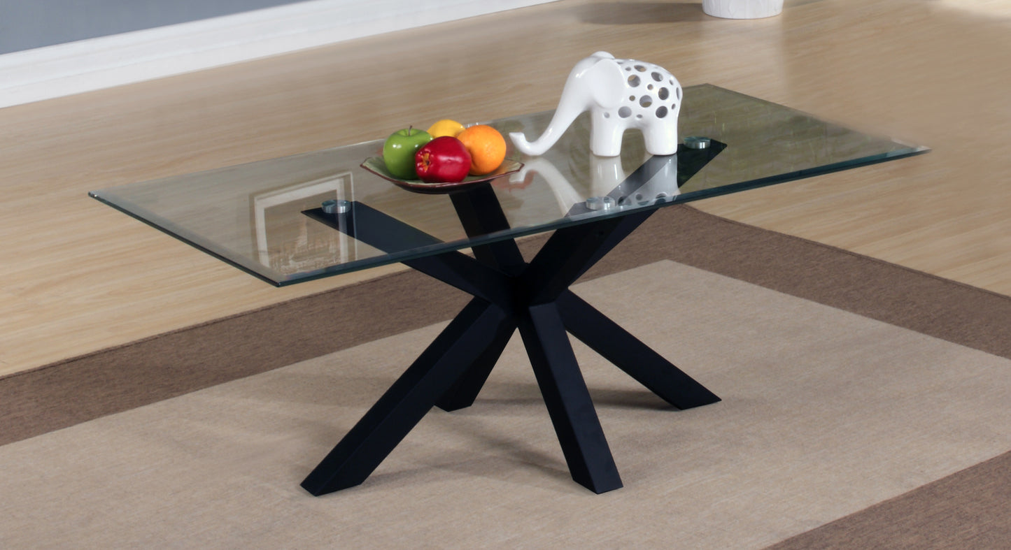 Langley Gloss Coffee Table Black