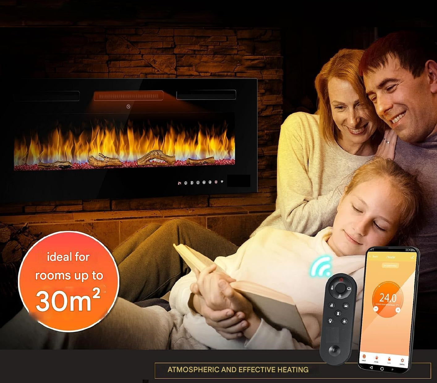 Luminis Insert Fire – 60 inch WiFi