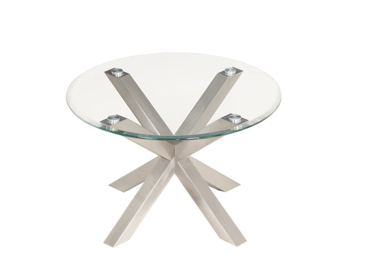 Nelson Coffee Table with Brushed Stainless Steel