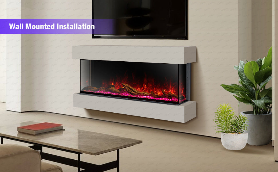 The Cullinan 3 Sided Deep Fire – 50 inch