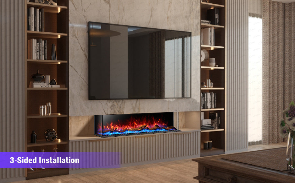 The Cullinan 3 Sided Deep Fire – 50 inch