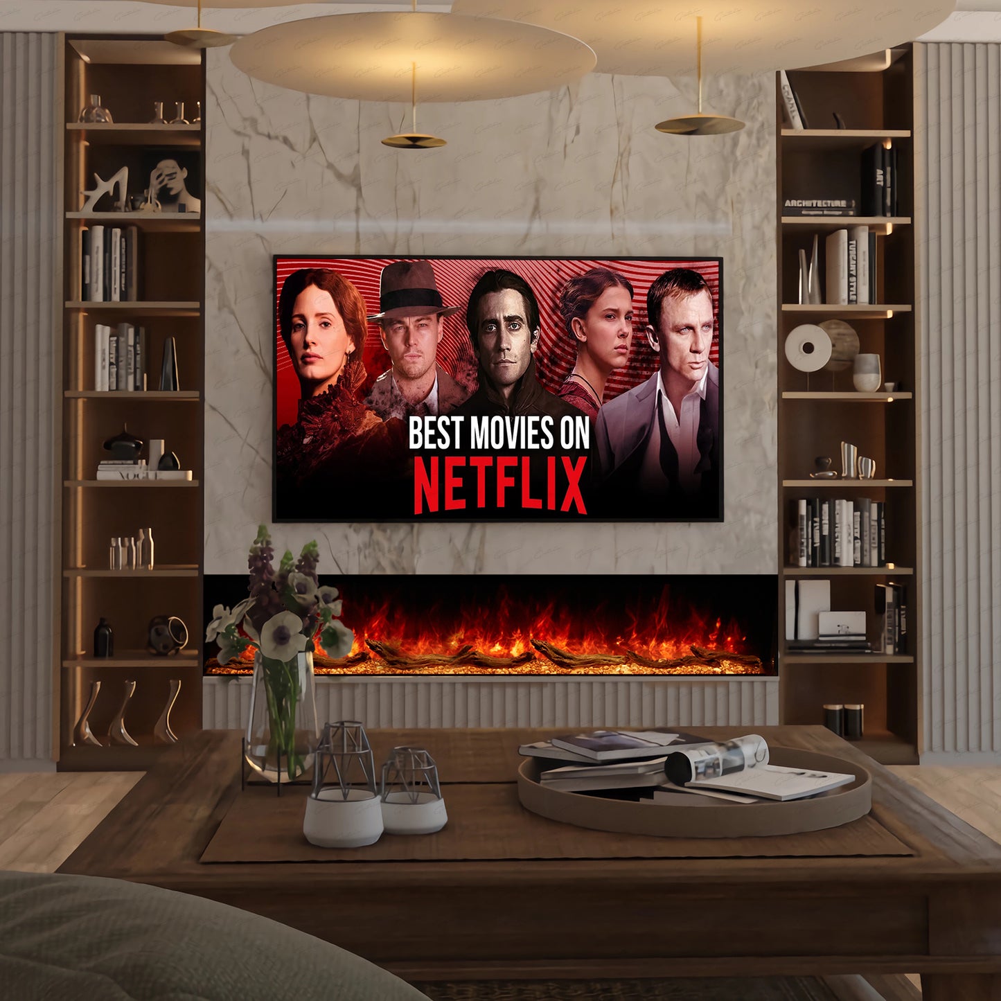 The Cullinan 3 Sided Deep Fire – 50 inch